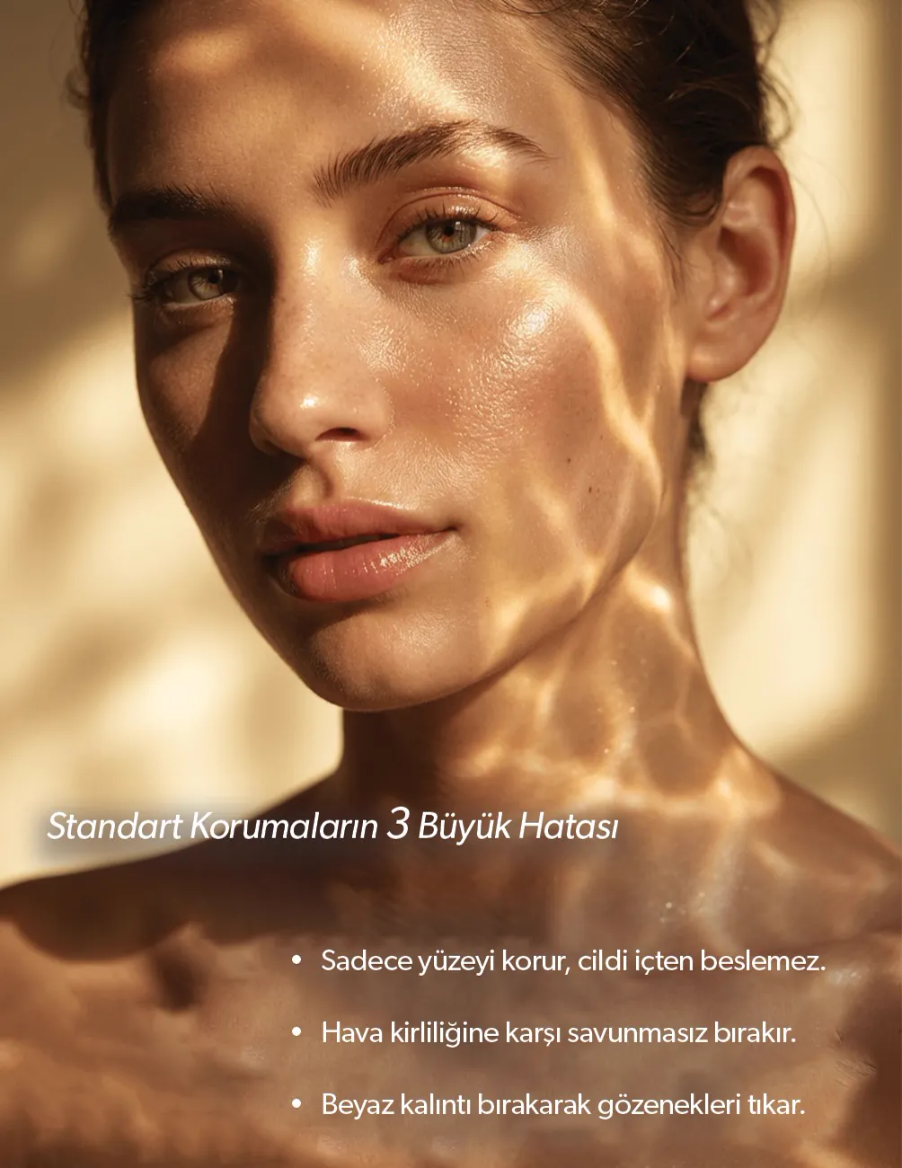 DS V-LINE campaign, model with serum